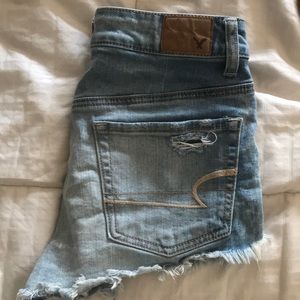 american eagle denim shorts